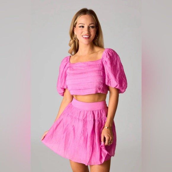 Buddy Love Dresses & Skirts - NWT BuddyLove CUTIE TWO PIECE SET - BUBBLEGUM PINK Size Large